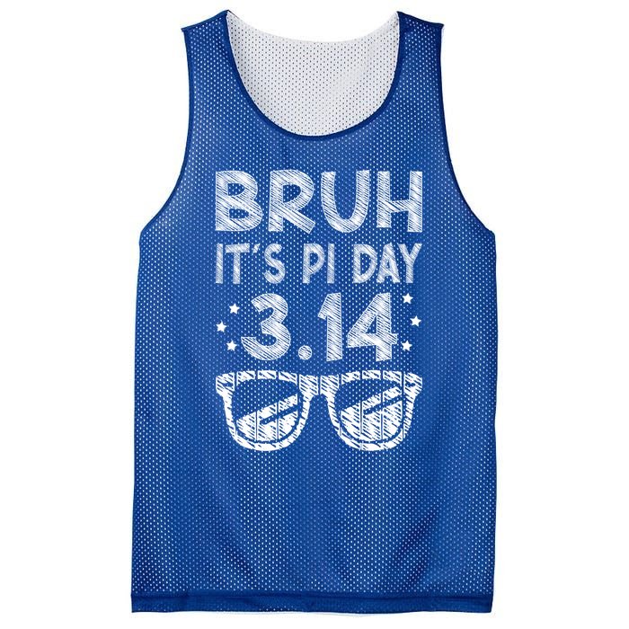 Bruh Pi Day 3 14 Math Teacher Pi Day Teachers Math Lover Gift Mesh Reversible Basketball Jersey Tank