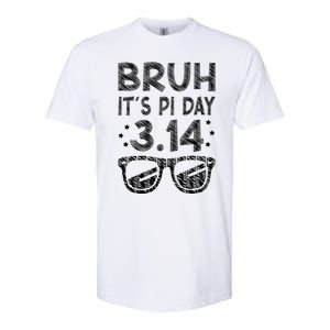 Bruh Pi Day 3 14 Math Teacher Pi Day Teachers Math Lover Gift Softstyle CVC T-Shirt