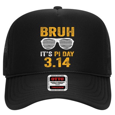 Bruh Pi Day 3 14 Pi Symbol Funny Pi Day Teachers Math Lovers Gift Trucker Hat