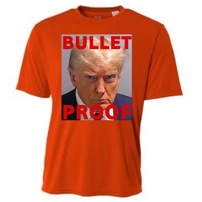 Bullet Proof Donald Trump 2024 Fight Fight Fight Trump Rally Cooling Performance Crew T-Shirt