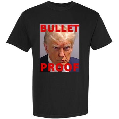 Bullet Proof Donald Trump 2024 Fight Fight Fight Trump Rally Garment-Dyed Heavyweight T-Shirt