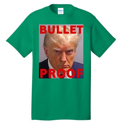 Bullet Proof Donald Trump 2024 Fight Fight Fight Trump Rally Tall T-Shirt