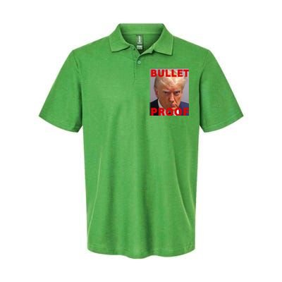 Bullet Proof Donald Trump 2024 Fight Fight Fight Trump Rally Softstyle Adult Sport Polo