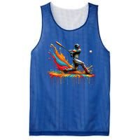 Baseball Player Drip Baseball Baseball Lover Cute Gift Mesh Reversible Basketball Jersey Tank