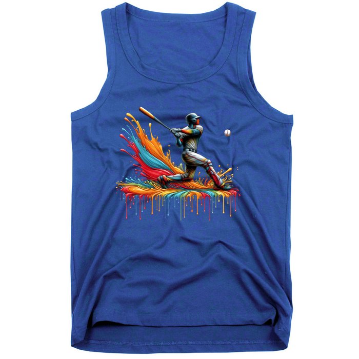 Baseball Player Drip Baseball Baseball Lover Cute Gift Tank Top