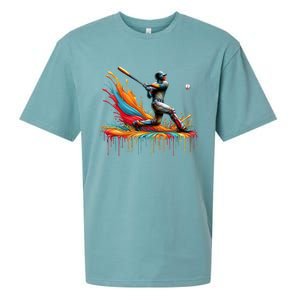 Baseball Player Drip Baseball Baseball Lover Cute Gift Sueded Cloud Jersey T-Shirt