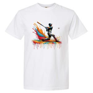 Baseball Player Drip Baseball Baseball Lover Cute Gift Garment-Dyed Heavyweight T-Shirt