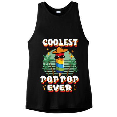 Best Pop Ever Pop Pop Popsicle PopPop Coolest Pop It Ladies PosiCharge Tri-Blend Wicking Tank