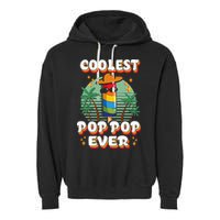 Best Pop Ever Pop Pop Popsicle PopPop Coolest Pop It Garment-Dyed Fleece Hoodie