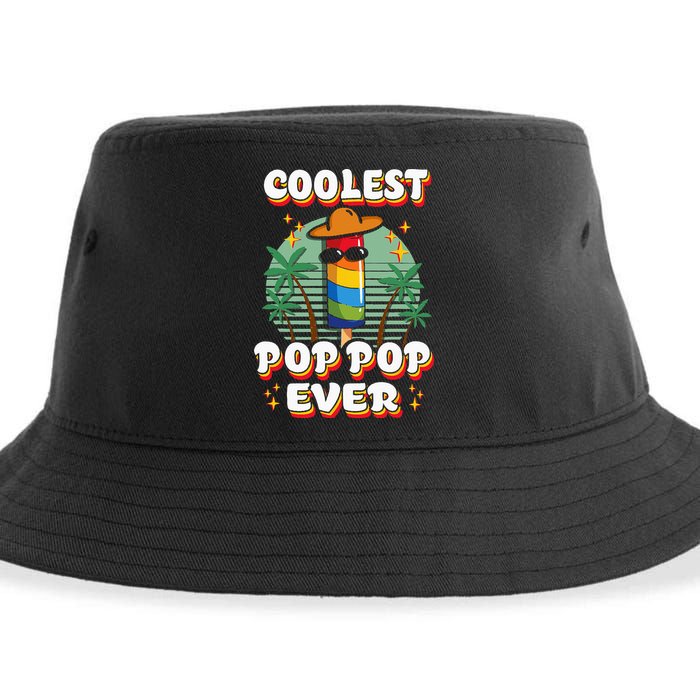 Best Pop Ever Pop Pop Popsicle PopPop Coolest Pop It Sustainable Bucket Hat