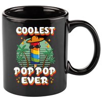 Best Pop Ever Pop Pop Popsicle PopPop Coolest Pop It 11oz C Handle Ceramic Mug