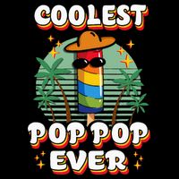 Best Pop Ever Pop Pop Popsicle PopPop Coolest Pop It Drawstring Bag