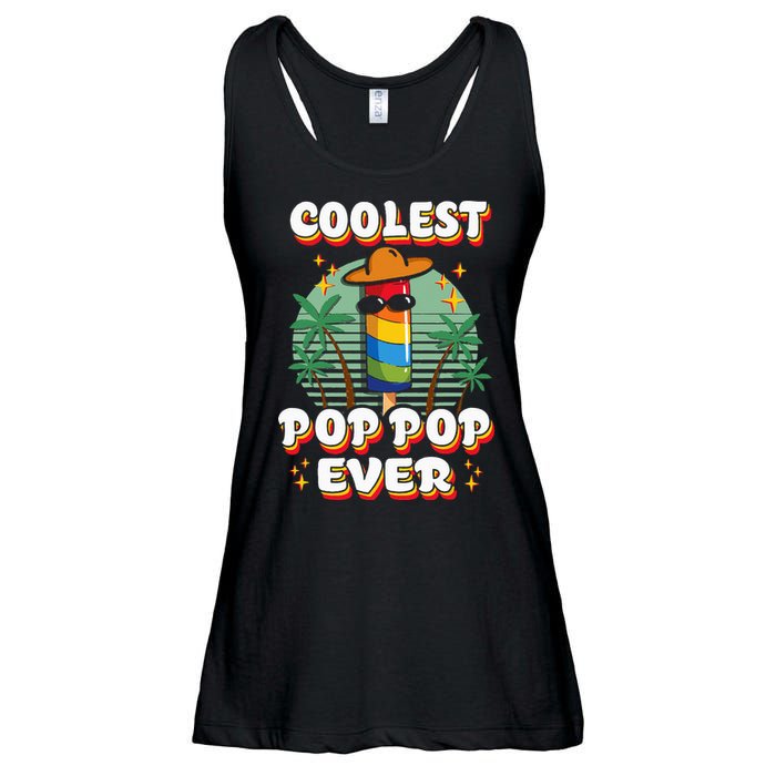Best Pop Ever Pop Pop Popsicle PopPop Coolest Pop It Ladies Essential Flowy Tank