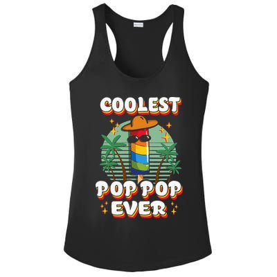 Best Pop Ever Pop Pop Popsicle PopPop Coolest Pop It Ladies PosiCharge Competitor Racerback Tank