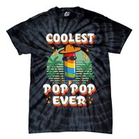Best Pop Ever Pop Pop Popsicle PopPop Coolest Pop It Tie-Dye T-Shirt
