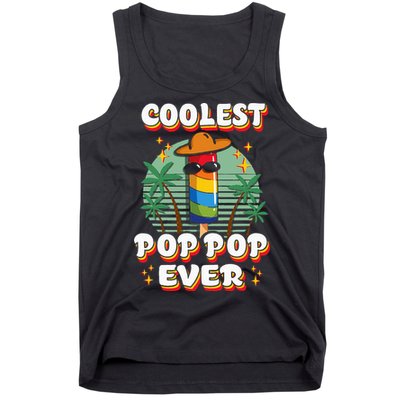 Best Pop Ever Pop Pop Popsicle PopPop Coolest Pop It Tank Top