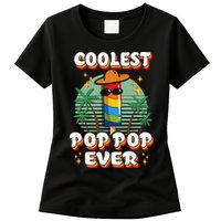 Best Pop Ever Pop Pop Popsicle PopPop Coolest Pop It Womens T-Shirt