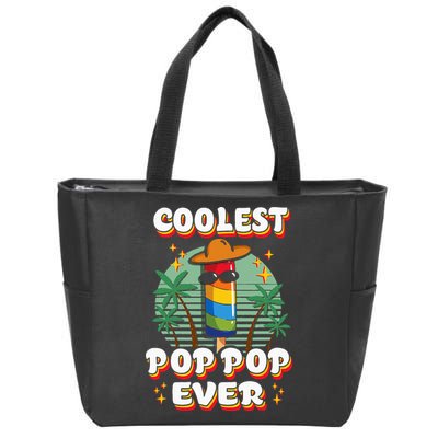 Best Pop Ever Pop Pop Popsicle PopPop Coolest Pop It Zip Tote Bag