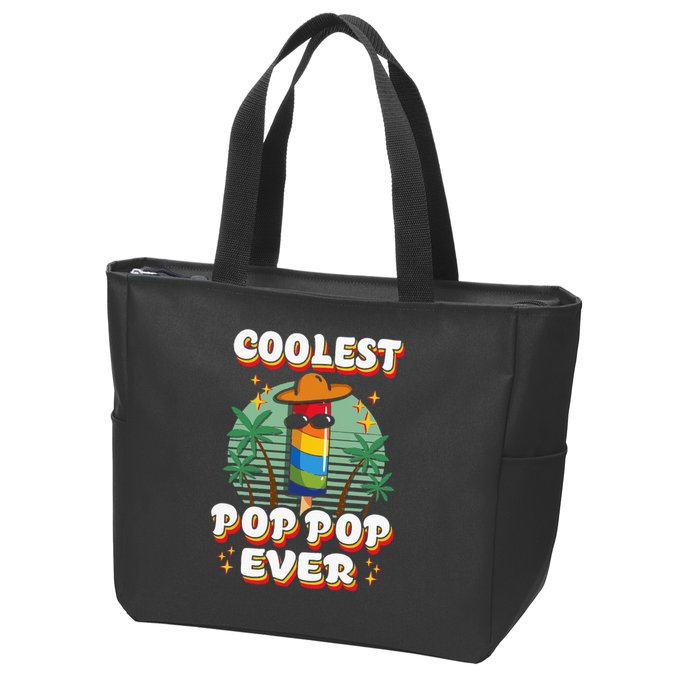 Best Pop Ever Pop Pop Popsicle PopPop Coolest Pop It Zip Tote Bag