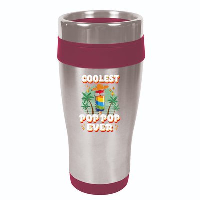 Best Pop Ever Pop Pop Popsicle PopPop Coolest Pop It 16oz Travel Tumbler