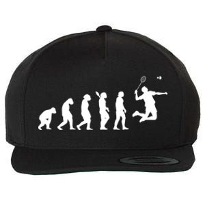 Badminton Player Evolution Shuttlecock Badminton Racket Gift Wool Snapback Cap