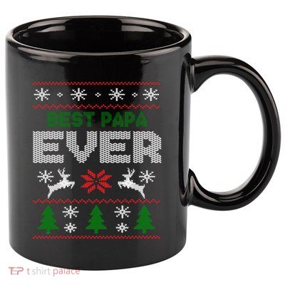 Best Papa Ever Gift Christ 11oz C Handle Ceramic Mug