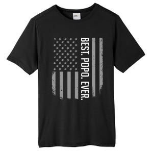 Best Popo Ever US American Flag Gifts For Father's Day Tall Fusion ChromaSoft Performance T-Shirt