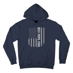 Best Popo Ever US American Flag Gifts For Father's Day Hoodie