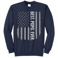 Best Popo Ever US American Flag Gifts For Father's Day Sweatshirt