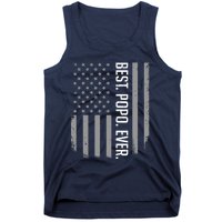 Best Popo Ever US American Flag Gifts For Father's Day Tank Top