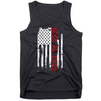 Best Pa Ever American Usa Flag Father’S Day Tank Top