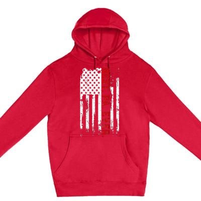 Best Pa Ever American Usa Flag Father’S Day Premium Pullover Hoodie