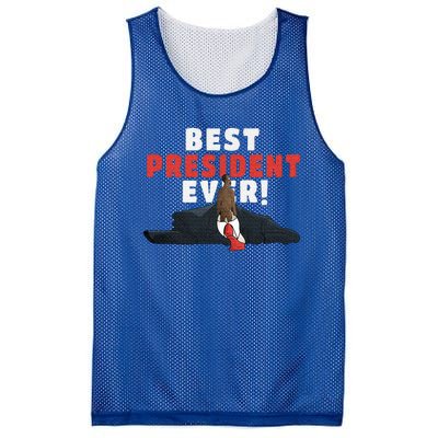 Best President Ever Mesh Reversible Basketball Jersey Tank