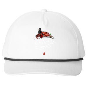 Believe Polar Express Christmas Holiday Train Snapback Five-Panel Rope Hat