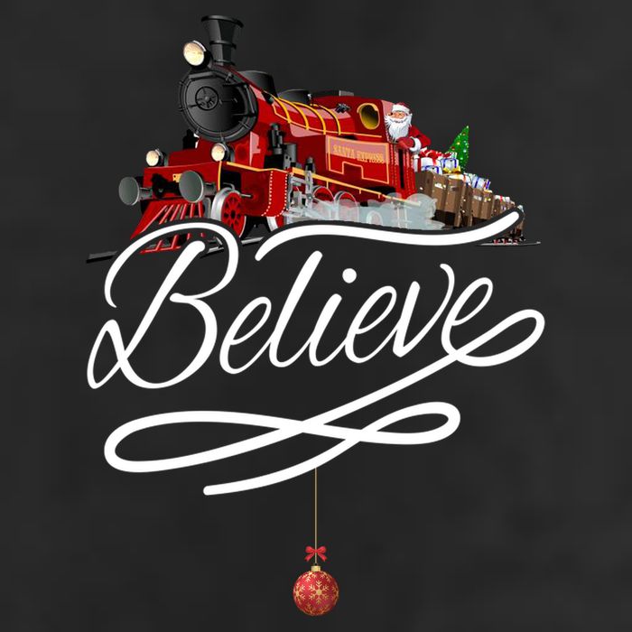 Believe Polar Express Christmas Holiday Train Trucker Hat
