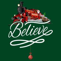Believe Polar Express Christmas Holiday Train Long Sleeve Shirt