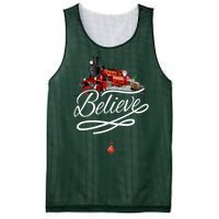 Believe Polar Express Christmas Holiday Train Mesh Reversible Basketball Jersey Tank