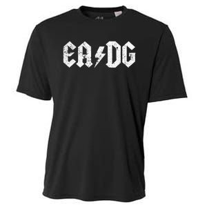 Bass Player E A D G Strings Of The Bass Cooling Performance Crew T-Shirt