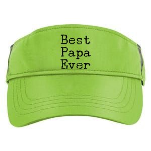 Best Papa Ever Gift Cute Father's Day Gift Idea For Dad Stepdad Gift Adult Drive Performance Visor