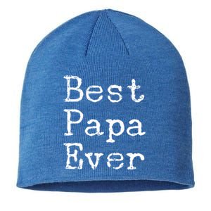 Best Papa Ever Gift Cute Father's Day Gift Idea For Dad Stepdad Gift Sustainable Beanie