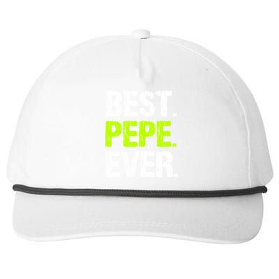 Best Pepe Ever Family Funny Cool Cute Gift Snapback Five-Panel Rope Hat