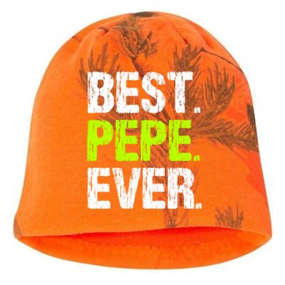 Best Pepe Ever Family Funny Cool Cute Gift Kati - Camo Knit Beanie