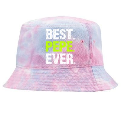 Best Pepe Ever Family Funny Cool Cute Gift Tie-Dyed Bucket Hat