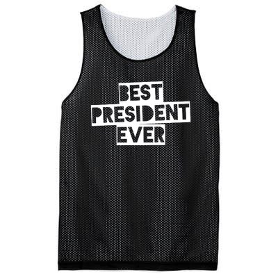 Best President Ever Mesh Reversible Basketball Jersey Tank