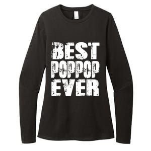 Best Poppop Ever Funny Grandpa Gift Papa Gift Father's Day Funny Gift Womens CVC Long Sleeve Shirt