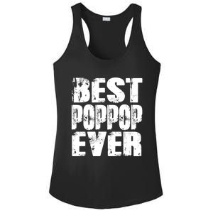 Best Poppop Ever Funny Grandpa Gift Papa Gift Father's Day Funny Gift Ladies PosiCharge Competitor Racerback Tank