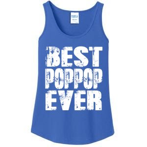 Best Poppop Ever Funny Grandpa Gift Papa Gift Father's Day Funny Gift Ladies Essential Tank