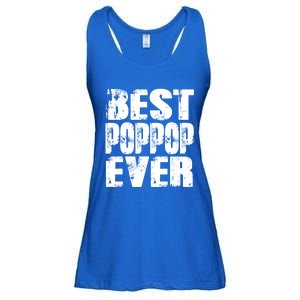 Best Poppop Ever Funny Grandpa Gift Papa Gift Father's Day Funny Gift Ladies Essential Flowy Tank