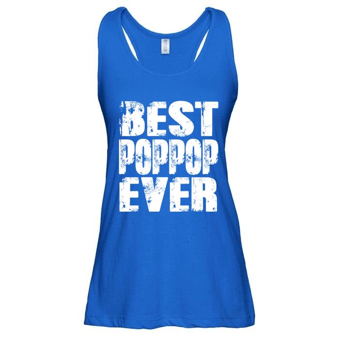 Best Poppop Ever Funny Grandpa Gift Papa Gift Father's Day Funny Gift Ladies Essential Flowy Tank