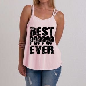 Best Poppop Ever Funny Grandpa Gift Papa Gift Father's Day Funny Gift Women's Strappy Tank